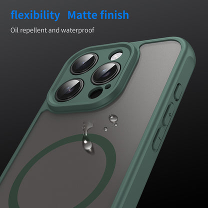 MagSafe-deksel for Apple iPhone 16 Pro, Techsuit, HaloFrost II, Grønn