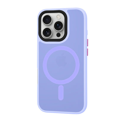 MagSafe-deksel for Apple iPhone 16 Pro, Techsuit, HaloFrost, Lys lilla