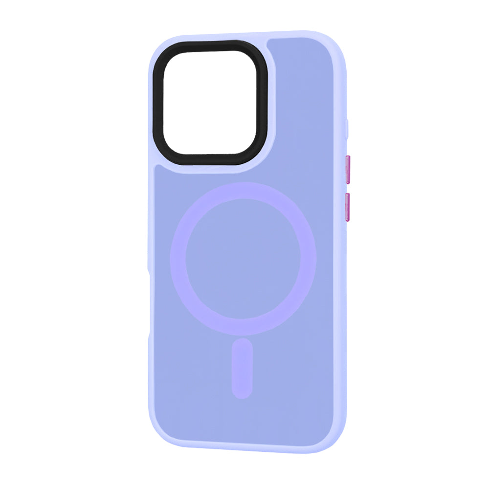 MagSafe-deksel for Apple iPhone 16 Pro, Techsuit, HaloFrost, Lys lilla