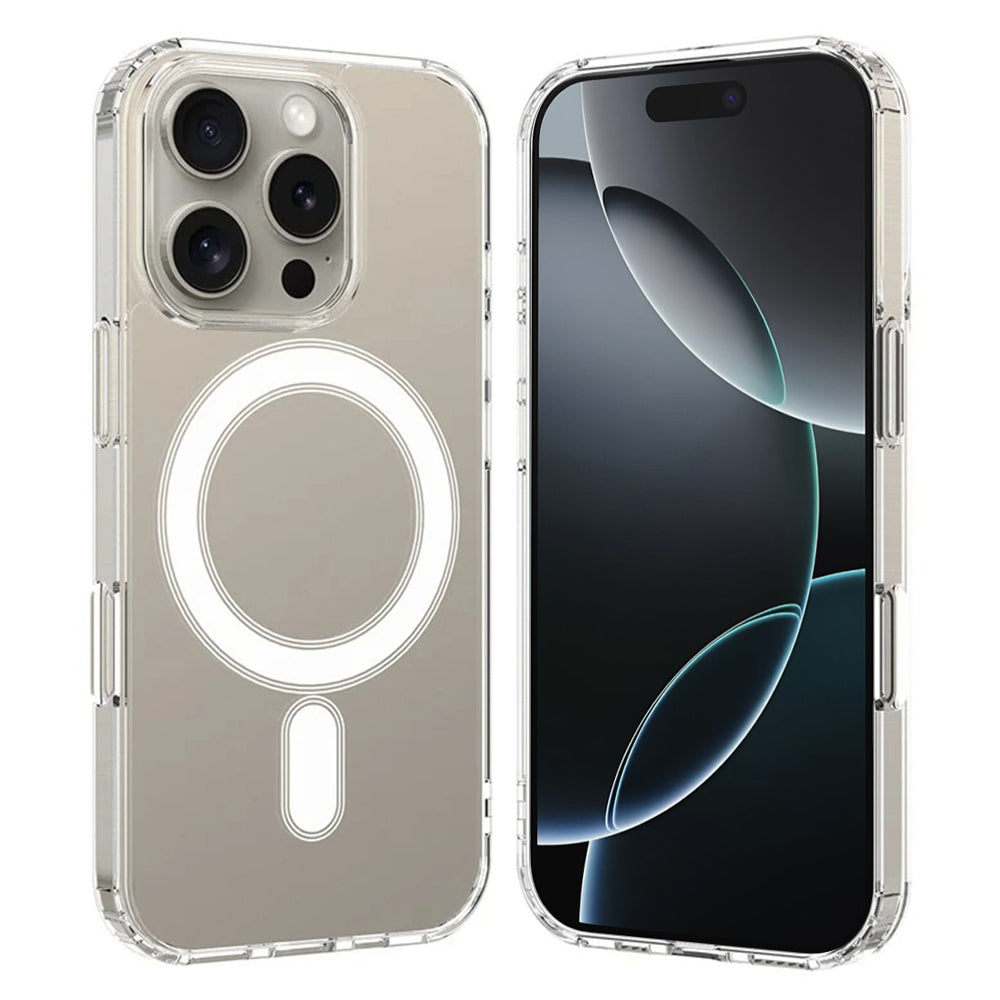 MagSafe-deksel for Apple iPhone 16 Pro, Techsuit, Pro, Transparent