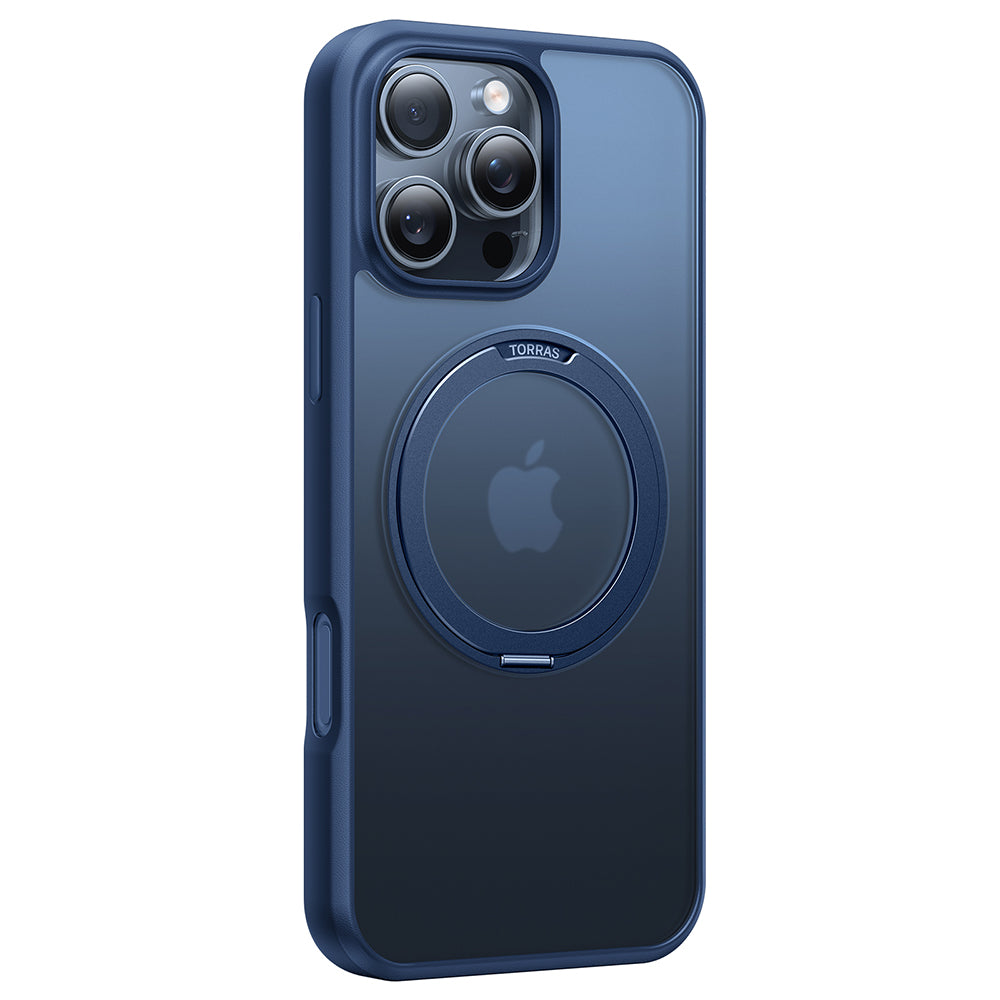 MagSafe-deksel for Apple iPhone 16 Pro, Torras, Ostand Pro, Marineblå