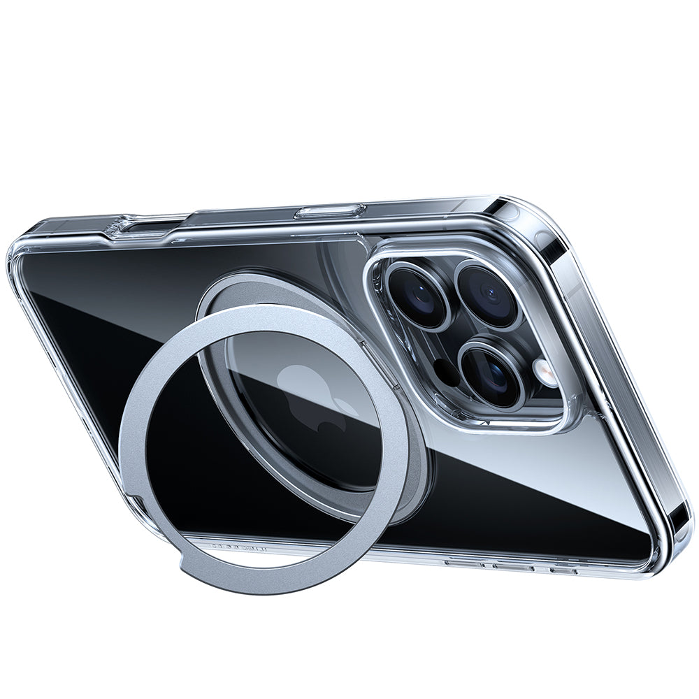 MagSafe-deksel for Apple iPhone 16 Pro, Torras, Ostand Pro, Gjennomsiktig