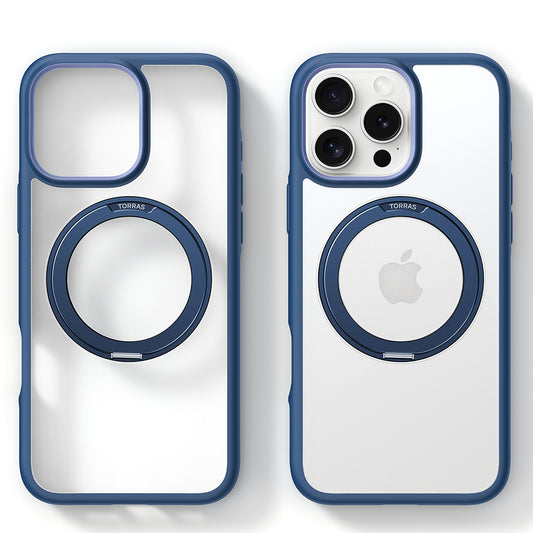 MagSafe-deksel for Apple iPhone 16 Pro, Torras, Ostand R Fusion, Marineblå