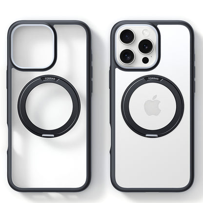 MagSafe-deksel for Apple iPhone 16 Pro, Torras, Ostand R Fusion, Svart
