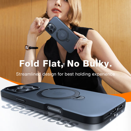 MagSafe-deksel for Apple iPhone 16 Pro, Torras, Ostand Spin, Gjennomsiktig