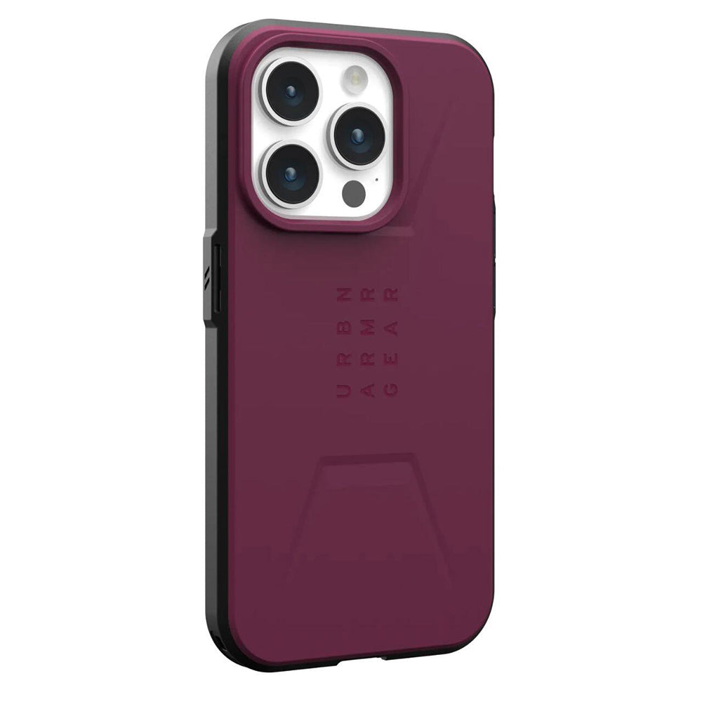 MagSafe-deksel for Apple iPhone 16 Pro, Urban Armor Gear, Civilian, Burgunder