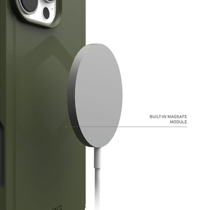 MagSafe-deksel for Apple iPhone 16 Pro, Urban Armor Gear, Essential Armor, Grønn
