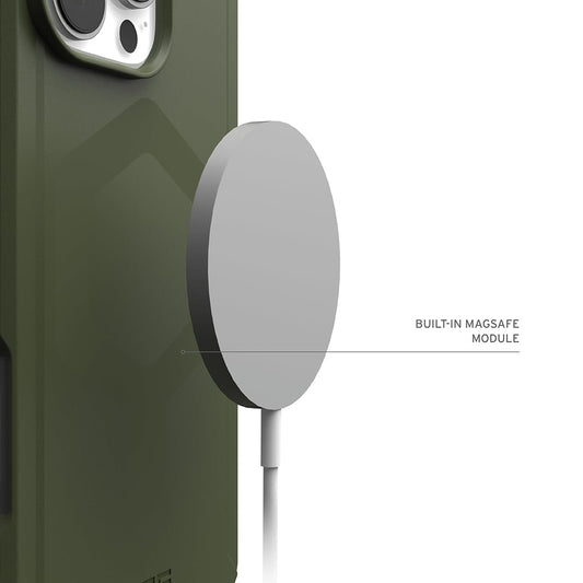MagSafe-deksel for Apple iPhone 16 Pro, Urban Armor Gear, Essential Armor, Grønn