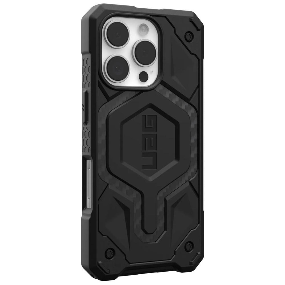MagSafe-deksel for Apple iPhone 16 Pro, Urban Armor Gear, Monarch Pro Carbon, Svart