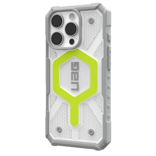 MagSafe-deksel for Apple iPhone 16 Pro, Urban Armor Gear, Pathfinder Clear, Grønn