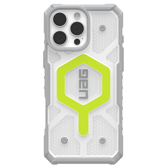 MagSafe-deksel for Apple iPhone 16 Pro, Urban Armor Gear, Pathfinder Clear, Grønn