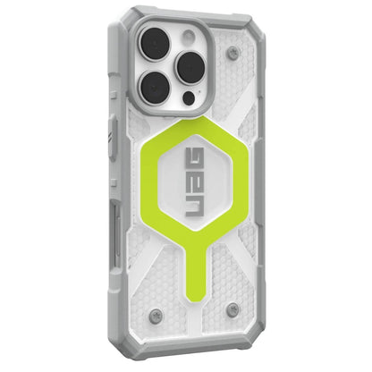 MagSafe-deksel for Apple iPhone 16 Pro, Urban Armor Gear, Pathfinder Clear, Grønn