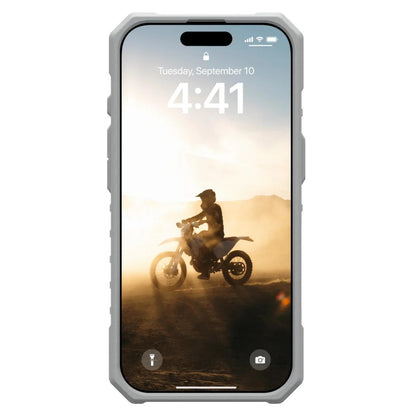 MagSafe-deksel for Apple iPhone 16 Pro, Urban Armor Gear, Pathfinder Clear, Grønn