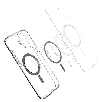 MagSafe-deksel for Apple iPhone 16, Spigen, Ultra Hybrid, Svart ACS08206