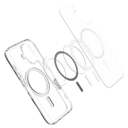 MagSafe-deksel for Apple iPhone 16, Spigen, Ultra Hybrid T, Hvit ACS09073