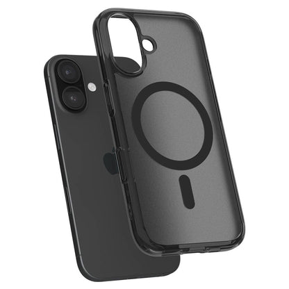 MagSafe-deksel for Apple iPhone 16, Spigen, Ultra Hybrid T, Satin Black ACS09074