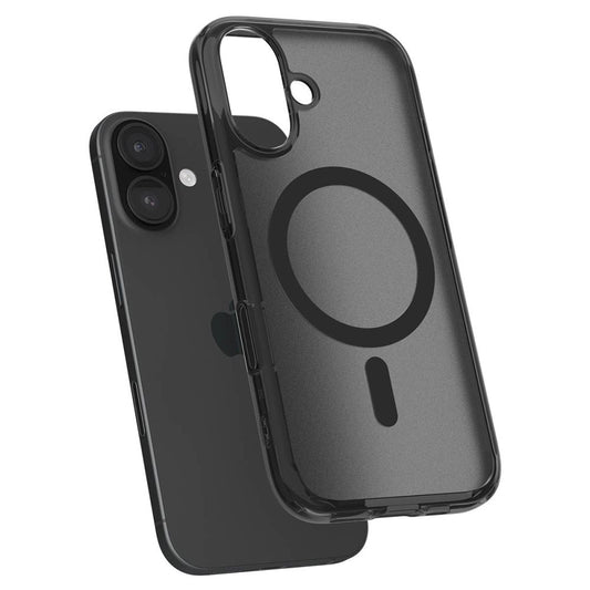 MagSafe-deksel for Apple iPhone 16, Spigen, Ultra Hybrid T, Satin Black ACS09074