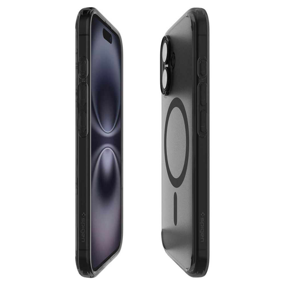 MagSafe-deksel for Apple iPhone 16, Spigen, Ultra Hybrid T, Satin Black ACS09074