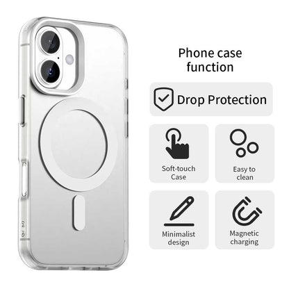 MagSafe-deksel for Apple iPhone 16, Techsuit, CandyCase, hvit