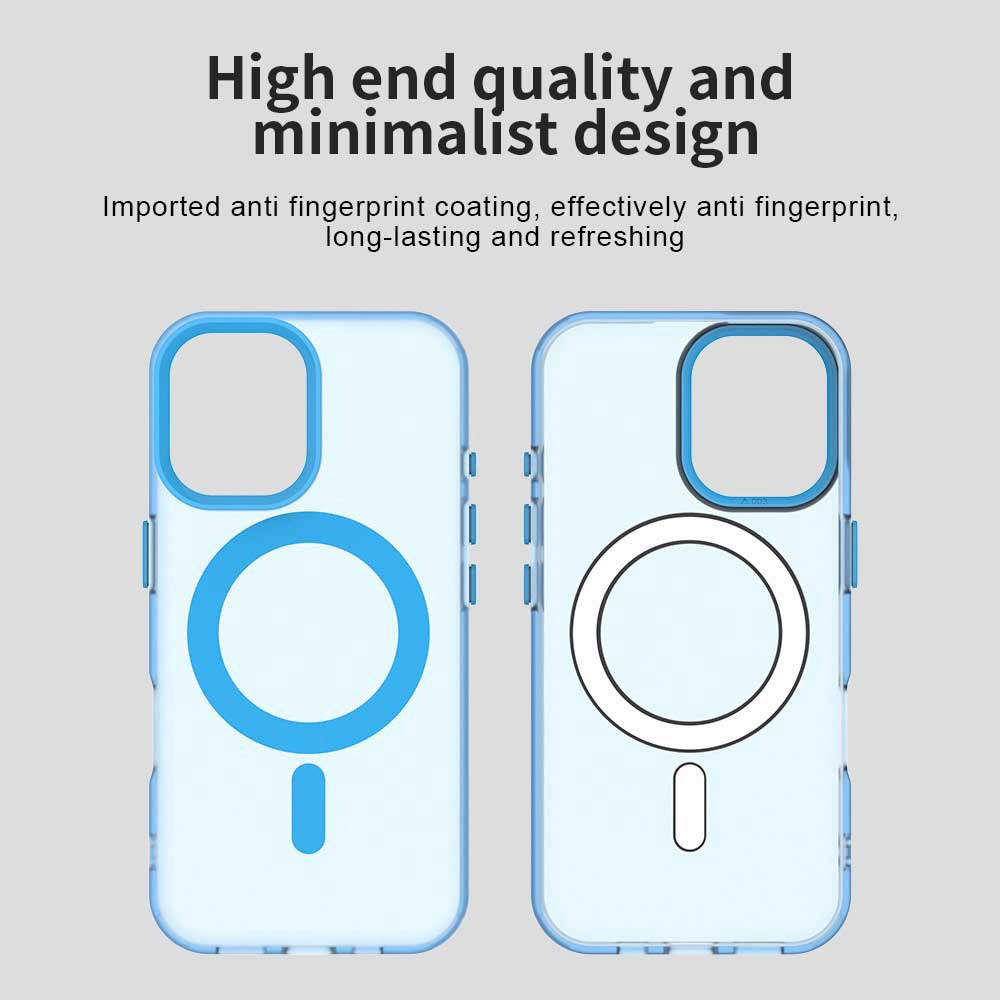 MagSafe-deksel for Apple iPhone 16, Techsuit, CandyCase, Blå