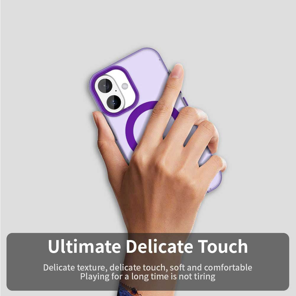 MagSafe-deksel for Apple iPhone 16, Techsuit, CandyCase, Lilla