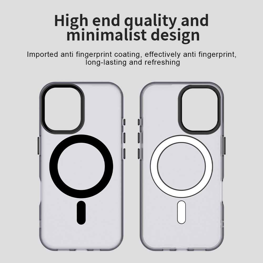 MagSafe-deksel for Apple iPhone 16, Techsuit, CandyCase, svart