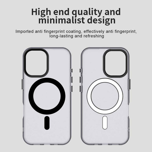 MagSafe-deksel for Apple iPhone 16, Techsuit, CandyCase, svart