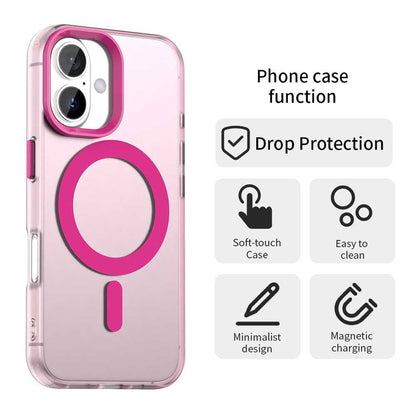 MagSafe-deksel for Apple iPhone 16, Techsuit, CandyCase, Rosa