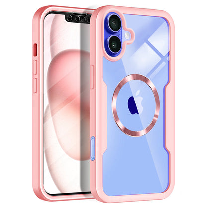 MagSafe-deksel for Apple iPhone 16, Techsuit, ColorVerse 360, Rosa