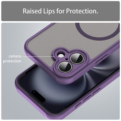 MagSafe-deksel for Apple iPhone 16, Techsuit, HaloFrost II, Lilla