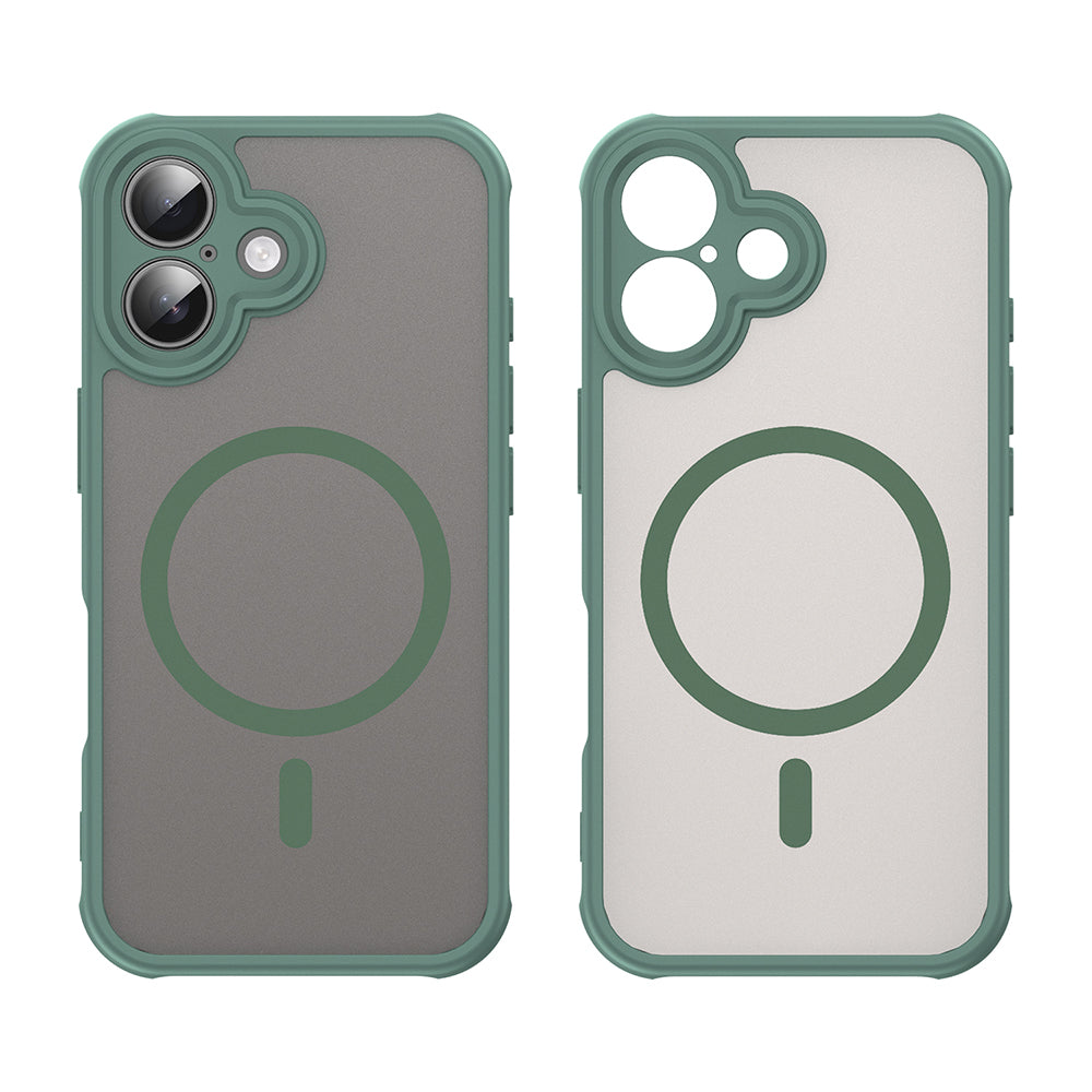 MagSafe-deksel for Apple iPhone 16, Techsuit, HaloFrost II, Grønn