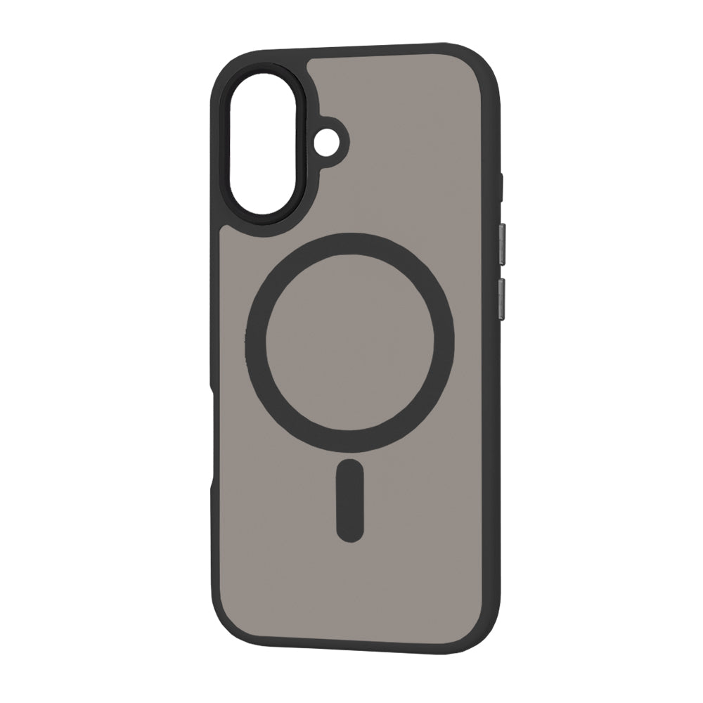 MagSafe-deksel for Apple iPhone 16, Techsuit, HaloFrost, Svart