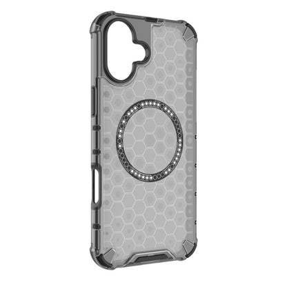 MagSafe-deksel for Apple iPhone 16, Techsuit, HoneyComb Shield, hvit