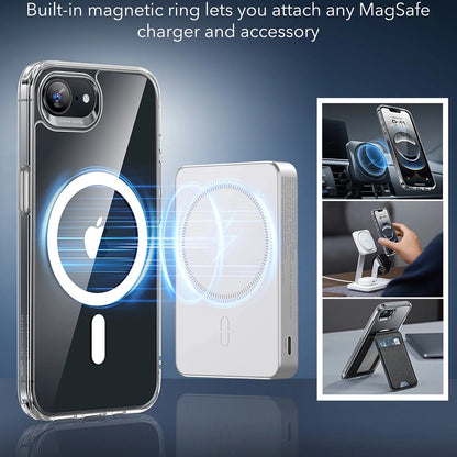 MagSafe-deksel for Apple iPhone 17e / 16e, ESR, Classic Hybrid, Gjennomsiktig
