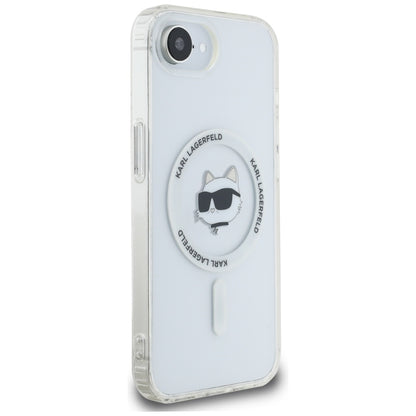 MagSafe-deksel for Apple iPhone 16e, Karl Lagerfeld, IML Choupette's Head, Hvit