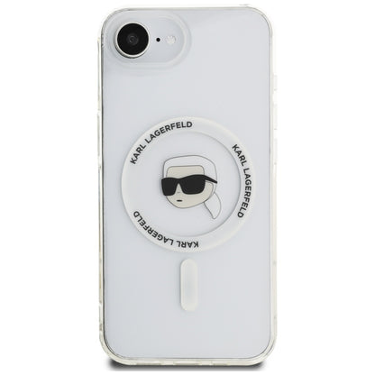 MagSafe-deksel for Apple iPhone 16e, Karl Lagerfeld, IML Karl's Head, Hvit
