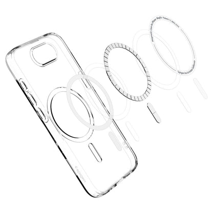 MagSafe-deksel for Apple iPhone 17e / 16e, Spigen, Liquid Crystal, Gjennomsiktig ACS09150