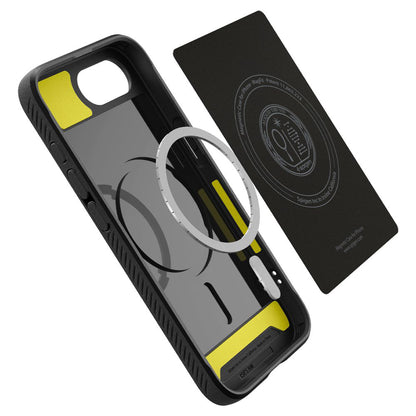 MagSafe-deksel for Apple iPhone 17e / 16e, Spigen, Rugged Armor, Matt Svart