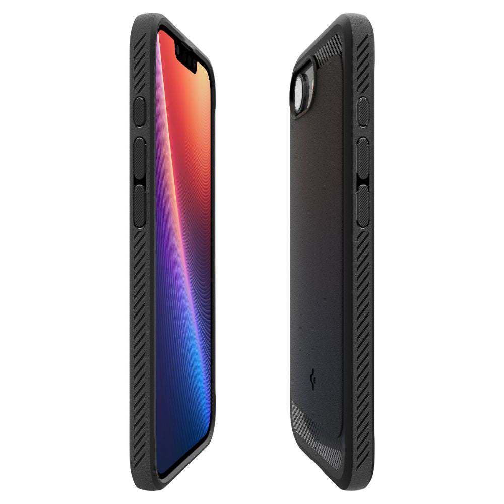MagSafe-deksel for Apple iPhone 17e / 16e, Spigen, Rugged Armor, Matt Svart
