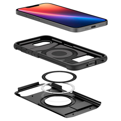 MagSafe-deksel for Apple iPhone 17e / 16e, Spigen, Slim Armor, Svart
