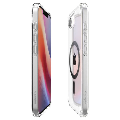 MagSafe-deksel for Apple iPhone 17e / 16e, Spigen, Ultra Hybrid Carbon, Transparent