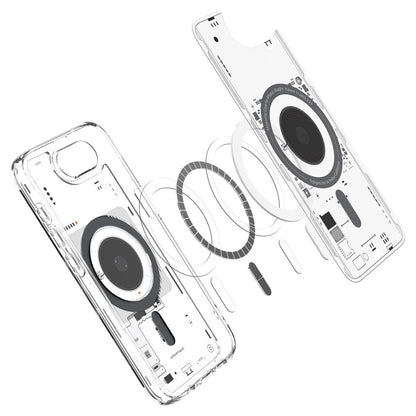 MagSafe deksel for Apple iPhone 17e / 16e, Spigen, Ultra Hybrid Neo One, Gjennomsiktig
