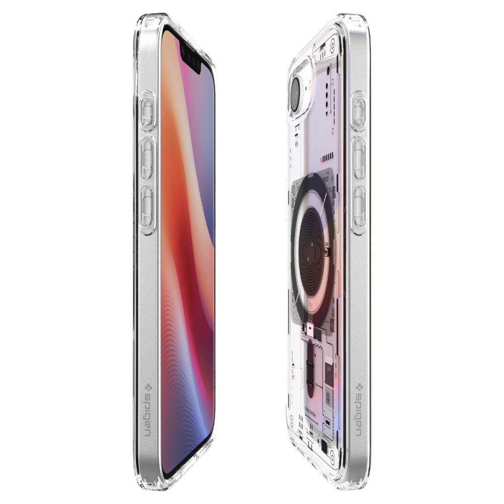 MagSafe deksel for Apple iPhone 17e / 16e, Spigen, Ultra Hybrid Neo One, Gjennomsiktig