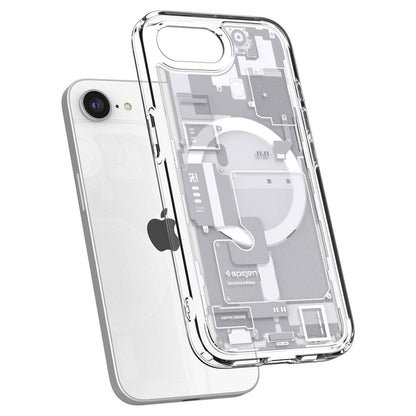 MagSafe-deksel for Apple iPhone 17e / 16e, Spigen, Ultra Hybrid Zero One, Hvit