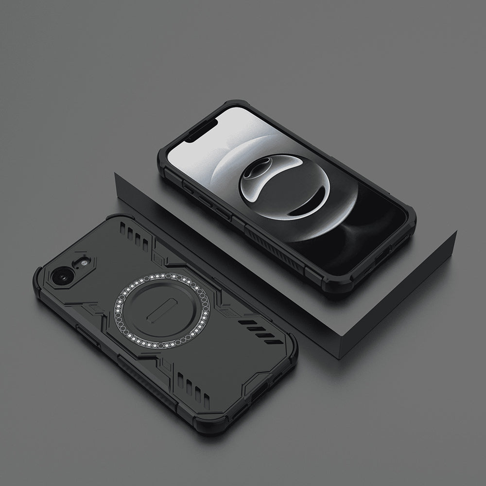 MagSafe-deksel for Apple iPhone 17e / 16e, Techsuit, ArmorMag, svart
