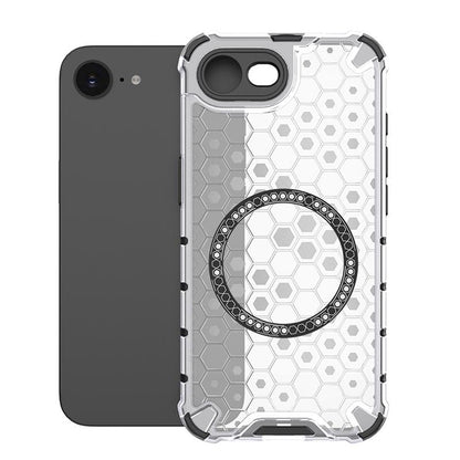 MagSafe-deksel for Apple iPhone 17e / 16e, Techsuit, HoneyComb Shield, Hvit