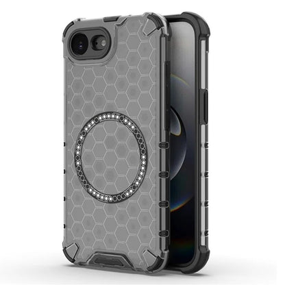 MagSafe-deksel for Apple iPhone 17e / 16e, Techsuit, HoneyComb Shield, Svart