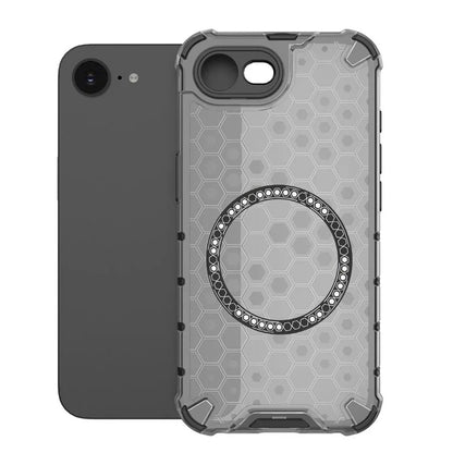 MagSafe-deksel for Apple iPhone 17e / 16e, Techsuit, HoneyComb Shield, Svart