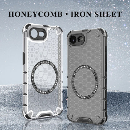 MagSafe-deksel for Apple iPhone 17e / 16e, Techsuit, HoneyComb Shield, Svart