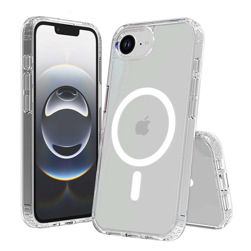 MagSafe-deksel for Apple iPhone 17e / 16e, Techsuit, Pro, Transparent